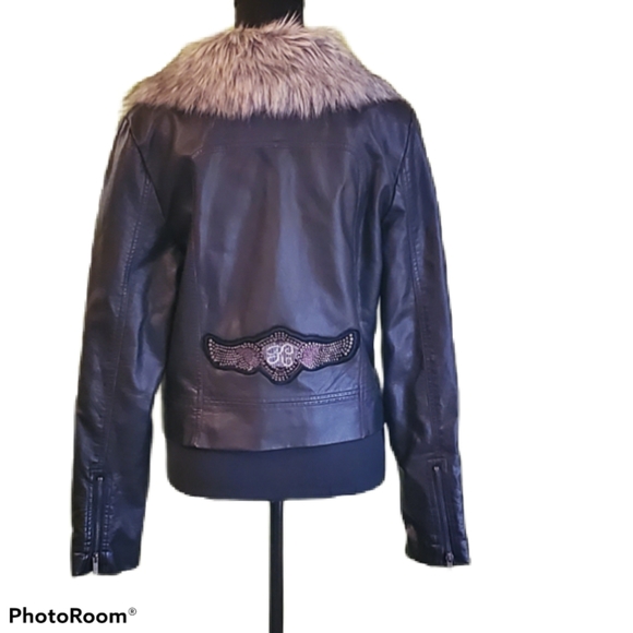 Kitson Vegan Friendly Biker Jacket - Picture 2 of 10